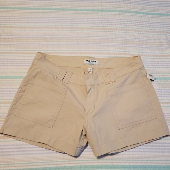 New - Light Tan Old Navy shorts Size 8 - Picture 3 of 6